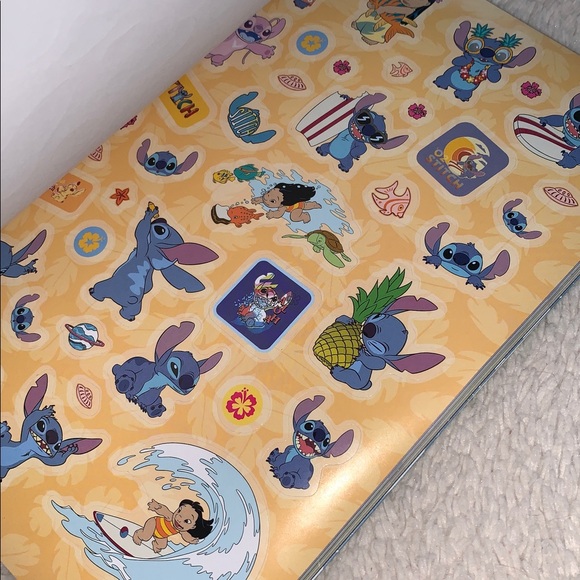 NEW Disney Stitch Books Tell Time & Sticker Book - Picture 8 of 13